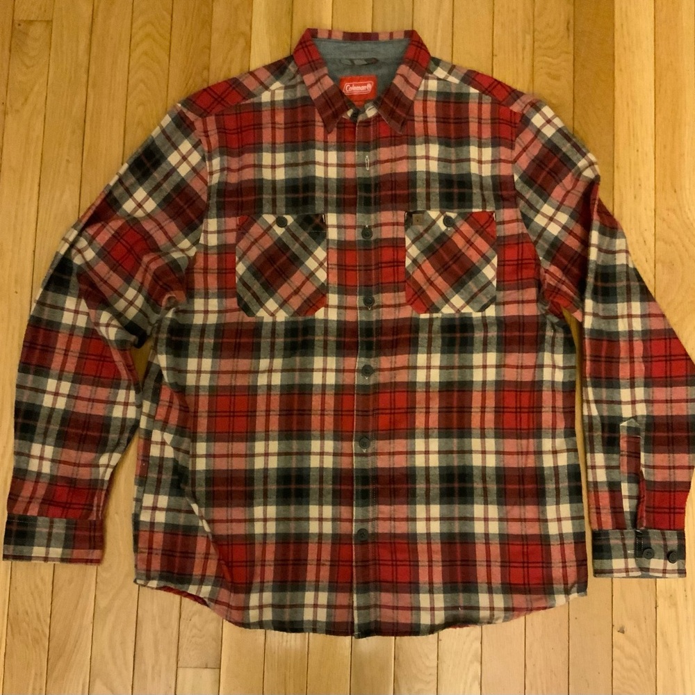 NWOT Coleman Flannel Shirt XL